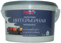 Краска Palizh Акриловая интерьерная моющаяся (3.7кг, миндаль) - 