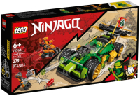 Конструктор Lego Ninjago Гоночный автомобиль ЭВО Ллойда 71763 - 