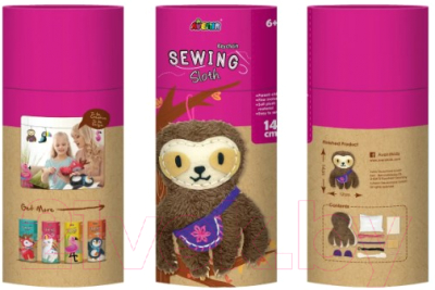 Изображение товара Набор для шитья Avenir Брелок для ключей: ленивец / CH1632