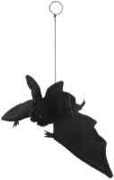 Мягкая игрушка Hansa Сreation Летучая мышь черная парящая / 4793Л (37см) - 
