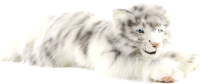 Мягкая игрушка Hansa Сreation Детеныш белого тигра лежащий / 4675 - 