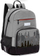 Школьный рюкзак Grizzly RB-255-1 (серый/черный) - 
