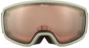 Маска горнолыжная Alpina Sports 2021-22 Double Jack Mag Q / A7282021 (серый/розовый)