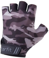 Перчатки для фитнеса Starfit WG-101 (L, серый камуфляж) - 