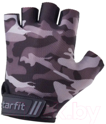 Перчатки для фитнеса Starfit WG-101 (L, серый камуфляж)