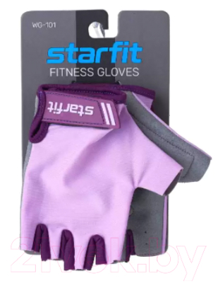 Перчатки для фитнеса Starfit WG-101 (XS, фиолетовый)