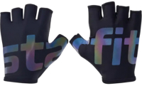 Перчатки для фитнеса Starfit WG-102 (L, черный/светоотражающий) - 