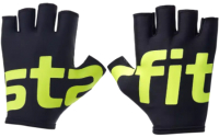 Перчатки для фитнеса Starfit WG-102 (L, черный/ярко-зеленый) - 