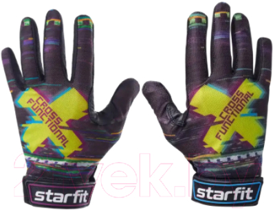 Перчатки для фитнеса Starfit WG-104 (XS, черный/мультицвет)