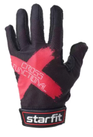 Перчатки для фитнеса Starfit WG-104 (L, черный/красный) - 
