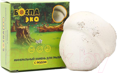 Минеральный камень для грызунов Боспа Эко с йодом (40г)
