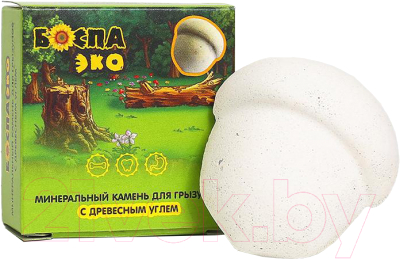 Минеральный камень для грызунов Боспа Эко с древесным углем (40г)