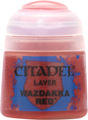 Краска для моделей Citadel Layer. Wazdakka Red / 22-07 (12мл)