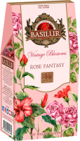 Чай листовой Basilur Bouquet Розовая фантазия зеленый / 12419 (75г) - 