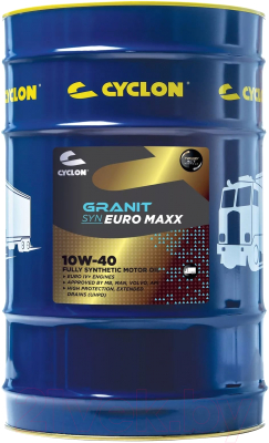 Моторное масло Cyclon Granit Syn Euro Maxx 10W40 / JT01003 (25л)