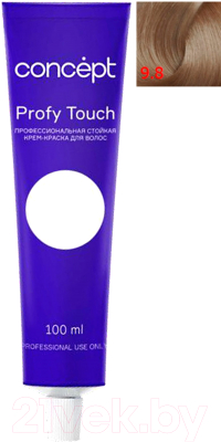 Крем-краска для волос Concept Profy Touch Стойкая 9.8 (100мл, перламутровый)