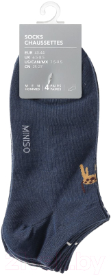 Носки Miniso 7065 (4 пары, желтый)