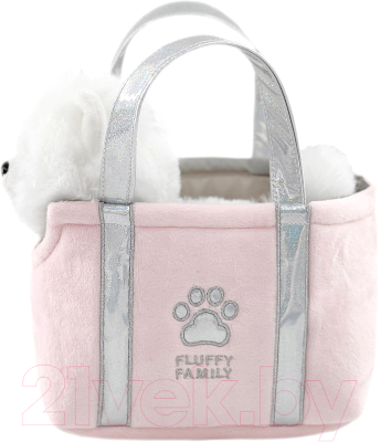 Мягкая игрушка Fluffy Family Щенок Шпиц в сумке / 681932