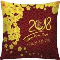 

Наволочка декоративная JoyArty, 2018 – год собаки / sl_59920