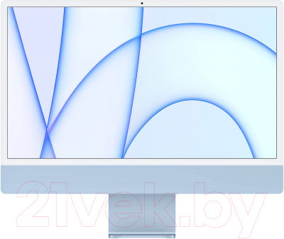 Моноблок Apple iMac 24" M1 2021 256GB / Z14M000ET (голубой)