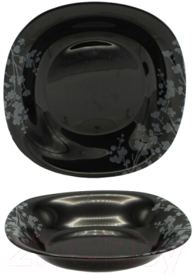 Изображение товара Тарелка столовая глубокая Luminarc Ombrelle P3663 (черный)