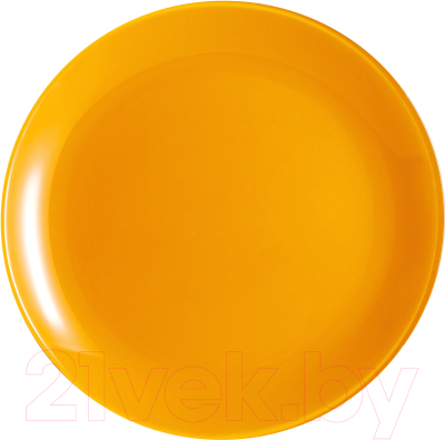 Тарелка столовая обеденная Luminarc Arty P6129 (горчичный)