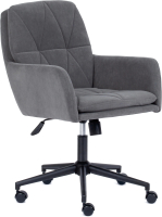 Кресло офисное Tetchair Garda флок (серый) - 