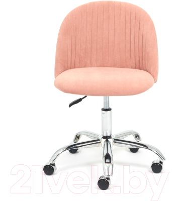 Кресло офисное Tetchair Melody флок (розовый)