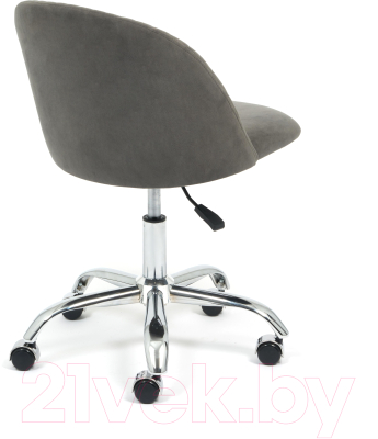 Кресло офисное Tetchair Melody флок (серый)