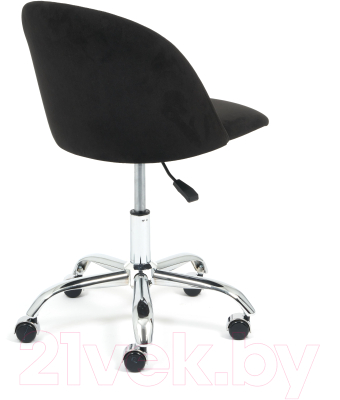 Кресло офисное Tetchair Melody флок (черный)