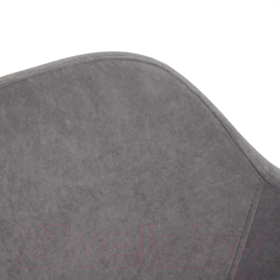Кресло офисное Tetchair Modena хром/флок (серый)