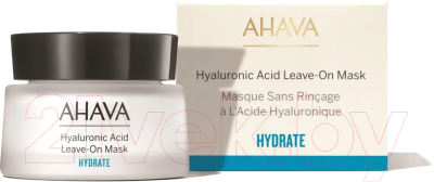 Маска для лица кремовая Ahava Hyaluronic Acid с гиалуроновой кислотой не требующая смывания (50мл)