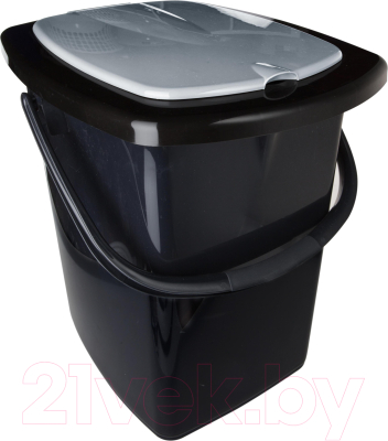 Ведро-туалет Plastic Republic PT9080 (черный)