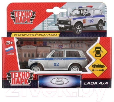 Автомобиль игрушечный Технопарк Lada Полиция / X600-H09010-R