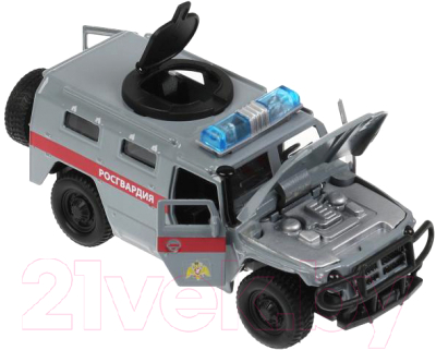 Автомобиль игрушечный Технопарк Газ Тигр Росгвардия / CT12-357-N-ROS-WB