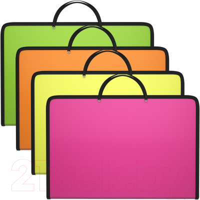 Изображение товара Папка-портфель Erich Krause Matt Neon А4 / 55413