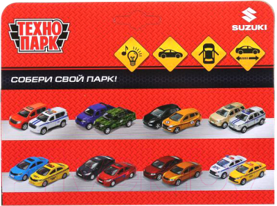 Автомобиль игрушечный Технопарк Suzuki Vitara Полиция / VITARA-12SLPOL-WH