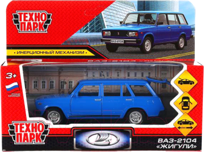 Автомобиль игрушечный Технопарк ВАЗ-2104 Жигули / 2104-12-BU