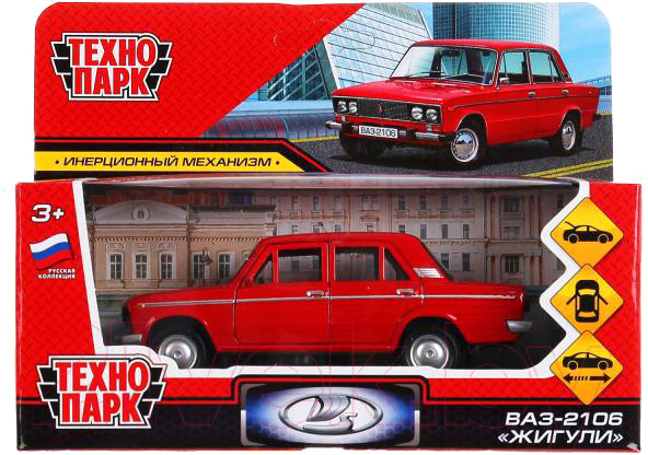 Автомобиль игрушечный Технопарк ВАЗ-2104 Жигули / 2106-12-RD — фото 4