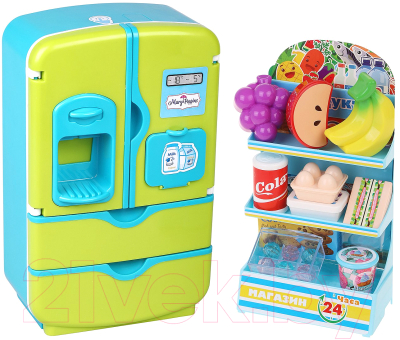 Холодильник игрушечный Mary Poppins Умный дом / 453281 (голубой)