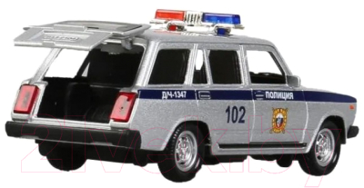 Автомобиль игрушечный Технопарк ВАЗ-2104 Жигули Полиция / 2104-12POL-SR