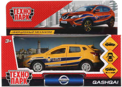 Автомобиль игрушечный Технопарк Nissan Qashqai Спорт/ QASHQAI-S