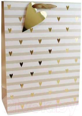 Пакет подарочный Rhodia Stripe & Hearts / 26994-1WC