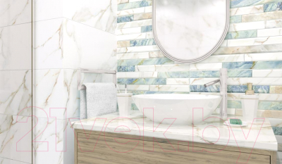 Изображение товара Плитка Alma Ceramica Nevada TWU09NVD014 (249x500, кирпич белый)