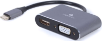 

Адаптер Cablexpert, A-USB3C-HDMIVGA-01