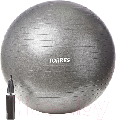 Фитбол с ручкой Torres AL121185BK (темно-серый)