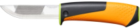 Нож строительный Fiskars 1023619 (с точилкой) - 