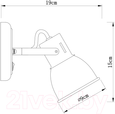 Спот Arte Lamp Jovi Nero A1677AP-1BK