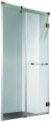 Душевая дверь RGW VI-01 / 02040109-18 (белый/прозрачное стекло/золото)