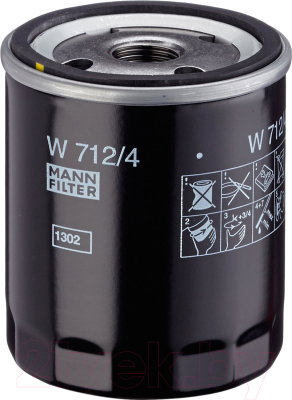 Масляный фильтр Mann-Filter W712/4